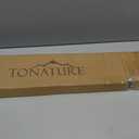 Tonature No Drill Cellular Shades for Indoor Windows, Thermal Insulating & Noise Reducing Honeycomb Blinds, Free Stop Cordless Blackout Shades, White,51" W x 64" H