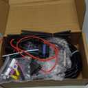 in Cab Dual Air Gauge Control Kit with Digital Paddle Switch for Air Pressure Sensor Control of Air Suspension Kit (Blue)
