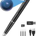 CBHLPLK 1080P HD Spy Camera, 64GB Mini Body Cam, Hidden Cameras, Mini Camera, Rechargeable Small Pocket Cam, Suitable for Feetings, Classrooms, Business Negotiations