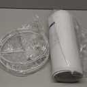 White Lamp Shades Set of 2, Empire Large Lamp Shades for Table Lamps Floor Lamps, 6" Top x 16" Bottom x 10.8" High, Natural Linen Lampshades Replacement, Spider, Harp Holders Included, Easy Assembly