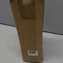 Straw Holder for Standard Size Drinking Straws, Acrylic Plastic Straw Dispenser for Counter with Lid Black(Straws Not Include) (Pack of 1)