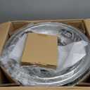 4pcs 17" Wheel Simulators Fit for 2005-2025 Ford F-350 F350, 8 Lug Protective Waterproof Replacements Bolt On Polished Stainless Steel Dually Hubcaps Wheel Covers W/Installation Tool Kit