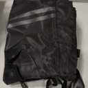 Hoedia Sports Drawstring Backpack - String Swim Gym Bag with Shoes Compartment and Wet Proof Pocket for Women&Men (Large, Black)