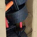 Collapsible Wagon with Big Wheels, Beach Wagons Carts Foldable with All-Terrain Wheels, Large Weight Capacity Heavy Duty Carts with Cup Holders for Camping, Garden, Sports, Grocery Black