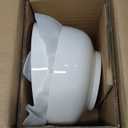 MALACASA Serving Bowls, 114 OZ(10") Extra Large Salad Bowls Set of 2, Porcelain White Serving Bowls for Salad, Soup, Pasta and Dinner, Large Ceramic Bowl Set for Entertaining, Series REGULAR