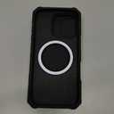 Magnetic for iPhone 16 Pro Case,[Compatible with Magsafe][Slide Camera Cover][Kickstand][Military Grade Protection] Shockproof Rugged Case for iPhone 16 Pro,Black