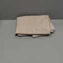 NICETOWN Linen Blackout French Door Curtains, Privacy Door Window Curtains, 26 X 50 Inch Long Room Darkening Blinds, Thermal Insulated Shades for Bedroom, 1 Panel, Cream