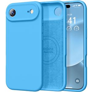 Vooii Magnetic for iPhone Air Case, Compatible with Magsafe (Premium Liquid Silicone) (Integrated Camera Control Button) Anti-Scratch Microfiber Lining for iPhone 17 Air 6.5 inch, Stone