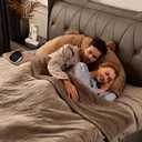 Bearhug Electric Blanket Full Size 77" x 84", Velvet & Sherpa Heated Blanket, 10 Heating Levels & 1-12H Auto Off, Over-Heat Protect, ETL, Machine Washable