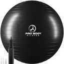 ProBody Pilates Exercise Ball - Multiple Sizes Gym Grade Balance Ball for Fitness, Yoga, Workout, Pregnancy & Physical Therapy