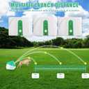 TeqHome Automatic Ball Launcher for Dogs, Dog Ball Thrower Launcher Fetch Machine with 3 Adjustable Distance & 6 Tennis Balls (2 inch),Indoor Outdoor Interactive Puppy Pet Toy for Small to Medium Dogs
