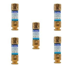 5-Pack New FLNR 35 FLNR-35A 250Vac Time Delay Fuse,FLNR-35 Current Limiting Class RK5 Cartridge Fuse