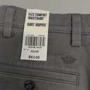 Dockers Mens Straight Fit Signature Lux Cotton Stretch Khaki Pant - Creased (32W x 29L, Steelhead)