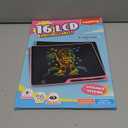 POPERFUN LCD Writing Tablet for Kids, Rechargeable Kids Drawing Pad 16 Inch Colorfuls Doodle Board, Kid Drawing Tablet Toys for Ages3 4 5 6 7 8 Christmas Gifts for Girls Boys Adults in Light Pink