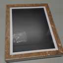 Kids Art Frames 9x12  - Front Opening Childrens Picture Frame Changeable, Wood Artwork Display Storage for Wall Mount, Magnetic Door Holds 50 Art Pieces for Drawings, 3D Picture, Crafts, Portfolio, Brown