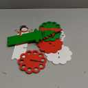 3 Pcs Christmas Money Holder, Wooden Money Holders, Christmas Ornament Money Holder with 10 Holes Cake for Table Decor Personalized Money Cash Gift Can be Written On The Back