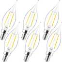 Sengled E12 Candelabra LED Bulbs Dimmable, 40W Equivalent CA10 Chandelier Light Bulbs, 5000K Daylight White Candle Bulbs for Chandeliers, Ceiling Fan, Pendant Light, 5 Pack