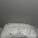 Calming Round Dog Beds &Cat Cave Bed with Hooded Cover, Plush Fluffy Dog Bed Anti-Anxiety Cat Cave Bed, Waterproof Bottom Washable (Coffee, 25.6X 25.6inch)