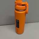 Vesmoon Vessence 24 Oz Stainless Steel Tea Infuser Bottle for Loose Leaf Tea, Water, Herbs, Fruits - Triple Layered Insulated, Leak Proof Bottle with Lid and Clip Handle - 24 Hours Hot/Cold