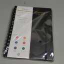 Daily Planner 2026-2027, 18-Month Weekly and Monthly Calendar Planner, January 2026 - June 2027, Planning Agenda Book with Laminated Tabs, Flexible Cover, 100GSM Thick Paper, A5 Size,Black