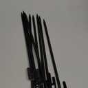 8 Pack Tent Stakes Heavy Duty 12 inch Steel Tent Pegs for Camping Unbreakable and Inflexible (Black)