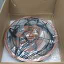 19'' Caged Ceiling Fans with Lights and Remote, Fandelier Ceiling Fan with Light, 6 Speeds and Reversible, Low Profile Ceiling Fan with Light for Bedroom, Living Room and Kitchen