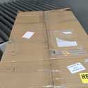 Utility Service Cart, 2-Shelf 500LBS Heavy Duty Plastic Rolling Utility Cart with 360 Swivel Wheels, Lipped Shelves, Ergonomic Storage Handle for Warehouse/Garage