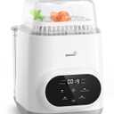 Grownsy EaseClean Bottle Washer Pro | All-in-One Bottle Washer and Sterilizer and Dryer | Baby Bottle Washer for Bottles, Pump Parts & Baby Essentials | Replaces Hand Washing (White)