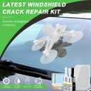 2 x Windshield Repair Kit - Professional Glass Crack & Chip Repair Kit for Cars | Home Windshield Crack Repair Kit with Glass Repair Liquid | All-in-One Auto Windshield Chip and Crack Fix Kit