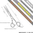 High-end Professional Extremely Very Sharp Barber Hair Cutting Scissors Hairdresser Shears For Hair 5 Inch Haircut Scissor Made Of Stainless Steel Alloy For Hairdressing Salon and Home Use