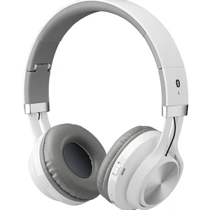 ILIVE WIRELESS HEADPHONE W/ MIC WHITE