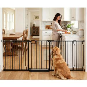 85.5-90.6 Inch Extra Wide Baby Gate for Stairs Doorways