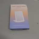 FUNTOUCH Rechargeable Travel Makeup Mirror with 72 Led Lights, Portable Lighted Beauty Mirror, 3 Color Lighting, Dimmable Touch Screen, Tabletop LED Folding Cosmetic Vanity Mirror (White)