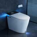 HOROW T38 Artistic Smart Toilet, Bidet Toilet with Powerful Flush, Auto Open/Close Lid, Instant Warm Water, Elongated Heated Seat, Dryer, Night Light, Deodorization