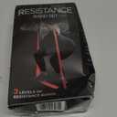 THERABAND Resistance Bands Set, Beginner Kit, Yellow, Red, Green, Non-Latex Elastic Bands for Exercise & Physical Therapy, Strength Training Bands for Upper & Lower Body Fitness