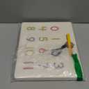 GAMENOTE Double Sided Magnetic Letter & Number Board Set - Alphabet & Numbers Tracing Board for Toddlers, ABC Uppercase & Lowercase Practicing, Math Learning, Educational Toys for Kids