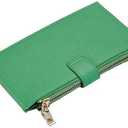 Travelambo RFID Wallet Women Large Size Bifold Multi Card Wallet Case with Zipper Pocke Credit Card Holder for Women