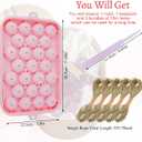 Silicone Grape Soap Mold Kit Exquisite Soap Molds Making for Mother's Day Handmade Without Soaps