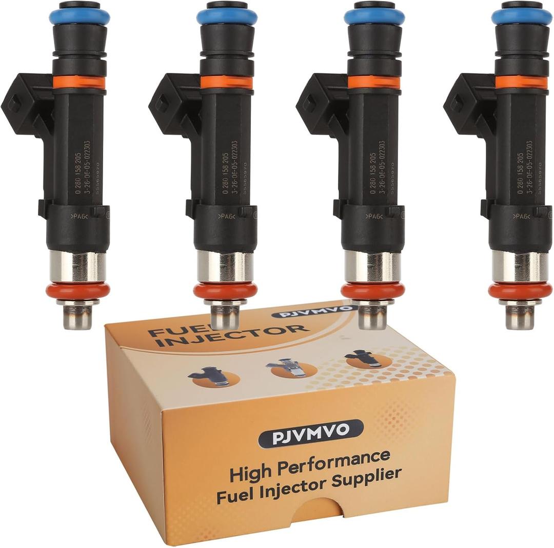 GM55565970 OE 1.4L Fuel Injectors,Compatible with/Chevy 1.4 Cruze Sonic Trax 2011 2012 2013 2014 2015 2016 2017,Compatible with/Buick Encore |1.4L Turbocharged| |4 Holes| |Set of 4|