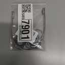 BiyrlyStainless Steel Keyrings,Round Key Rings for Flat Keychains For Home Car Office Keys Attachment (20pack Silver1.5-25mm)