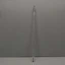 Showingo 24 Inch Clear Replacement Bathroom Towel Bar with Adjustable Spring Loaded Ends Sturdy Plastic Wall Mount for Bathroom and Kitchen Towel Storage- Replacement Towel Bar for Ceramic Holder (1 Piece)