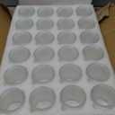 24 Pack Clear Glass Votive Candle Holders, Vintage Candle Holder for Floating Candle, Tealight Candle Holder for Table Centerpieces Home Bridal Shower Birthday Christmas Wedding Party Table Decoration