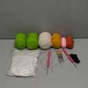 MAGIMUSE Crochet Kit for Beginners, Crochet Starter Kits, Amigurumi Craft Knitting Crocheting Kits with Step-by-Step Video Tutorials, 6 Pack Hanging Potted Plants Family(40%+ Yarn