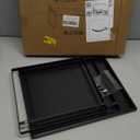 Microwave Oven Rack Expandable Countertop Heavy Duty Microwave Shelf 2-Tier Adjustable Metal Storage Shelf Rack for Kitchen (White-S)