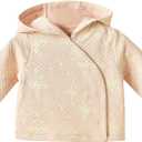 Baby Girl Jacket 0-12M, 100% Cotton Lightweight Comfortable Infant Jacket for Spring, Fall and Cool Summer Evenings