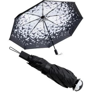 OTOTO NEW! Spookula Vampire Folding, Collapsible, Umbrella, Unique, Goth Accessories, Cool Gifts, Gothic, Black and White, Cute, Rain Umbrella, Spooky, Halloween