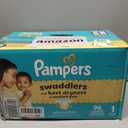 Pampers Swaddlers Diapers, Size 1 (8-14 lbs), 96 Count, Absorbent, Keeps Baby Dry and Comfortable, Skin Safe Disposable Baby Diaper