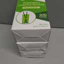 3 x 7.75" Biodegradable Plastic-Free Drinking Straws,Compostable Colorful Disposable Plant-Based Smoothie Straws 200pcs for Stylish Party Sturdy All Day Long