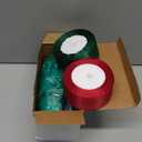 Civaner 26 Sets Large Inflatable Christmas Balls with Hanging Bows 12 Inch Red and Green Inflatable Balls Balloons Xmas Bow Stain Ribbon Christmas Blow up Hanging Ornament for Indoor Outdoor Decor