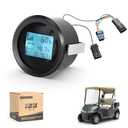 10L0L Golf Cart Battery Monitor Meter for EZGO RXV 2008-2018 Electric, LED Battery Capacity and Voltage Indicator Meter Only Fit Lead-Acid Batterys Level Indicator Monitor Gauge, OEM# 612314